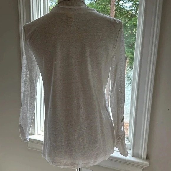 Sundance 100% White Linen Henley, NWOT, Small - Picture 5 of 6